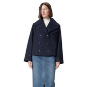 DO by Dee Ocleppo Womens Hallie Cropped Trench Coat Standard (SZ XL)