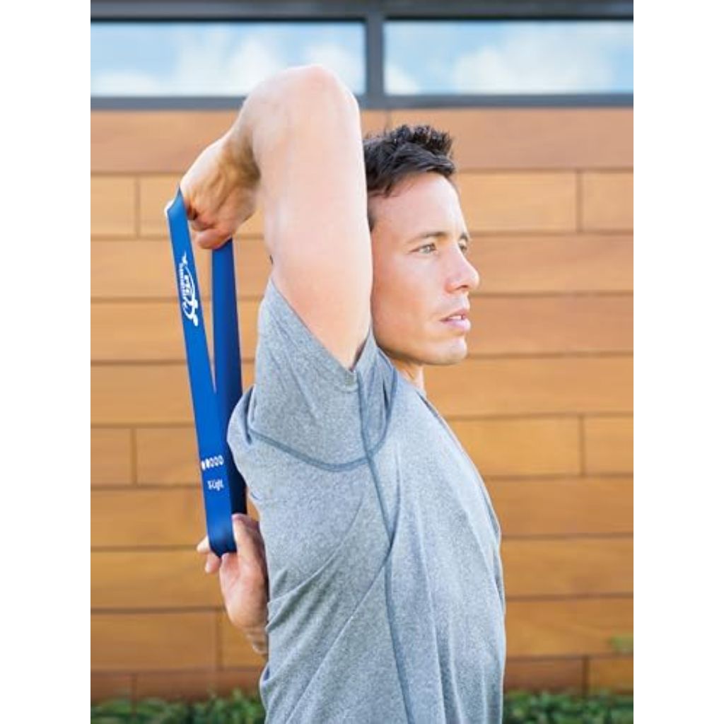 Fit Simplify Resistance Loop Exercise Bands with Instruction Guide and Carry Bag, Set of 5
