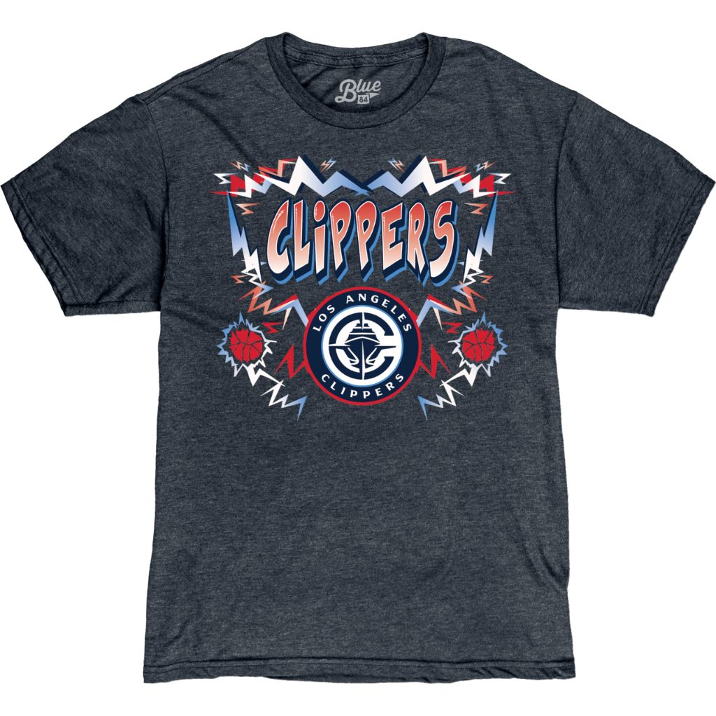 Los Angeles Clippers NBA Officially Licensed T-Shirt Heathered Team Color Basketball, XX-Large