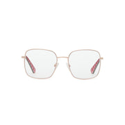 Kate spade new york Women's Salome/BB Rectangular Eyewear Frames - Red Gold R/Blue As, 52/17/140