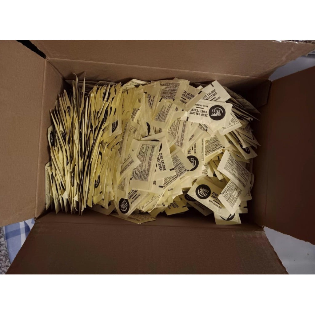 Happy Belly Zero Calorie Yellow Sucralose Sweetener, 2000 Packets