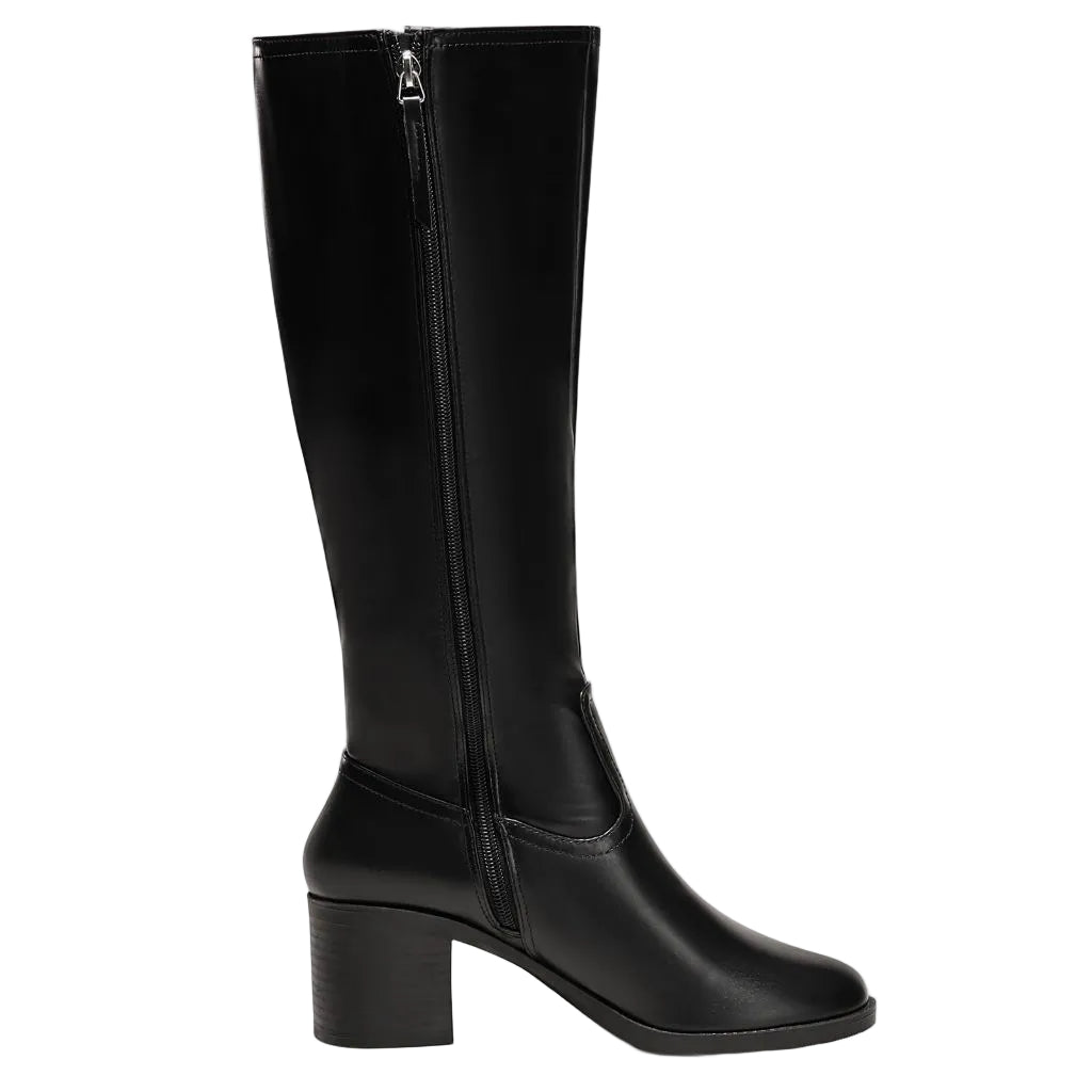Coutgo Womens Knee High Boots, Black - Size 8.5