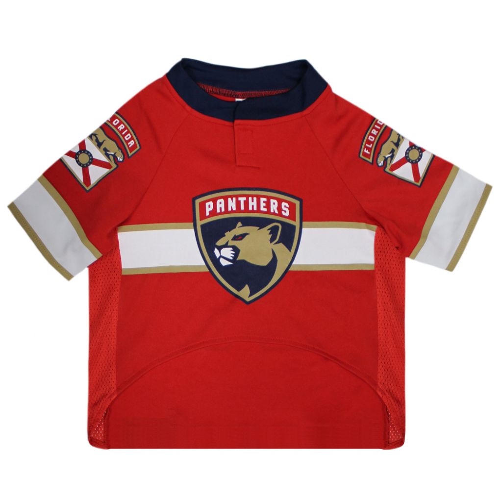 Pets First NHL Florida Panthers Jersey for Dogs & Cats, Large