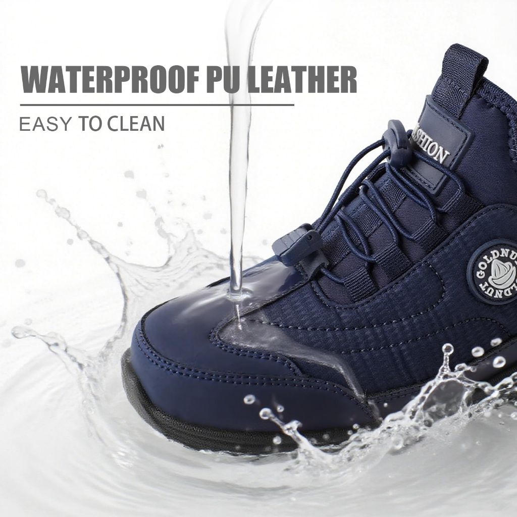 Goldnut Winter Boots for Women:Navy Blue Size 7