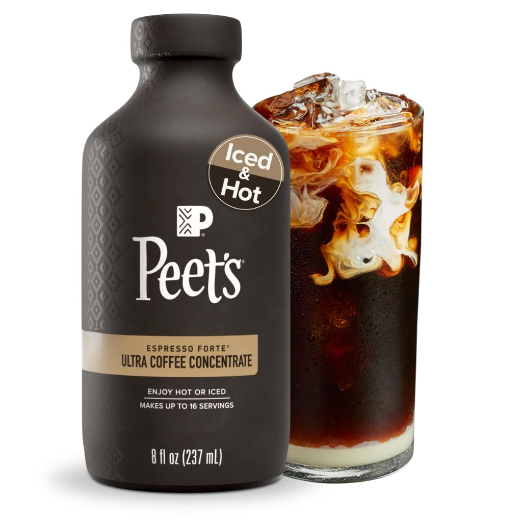 Peet's Coffee, Ultra Coffee Concentrate, Instant Hot, Cold Brew, or Iced Coffee, 100% Arabica Coffee