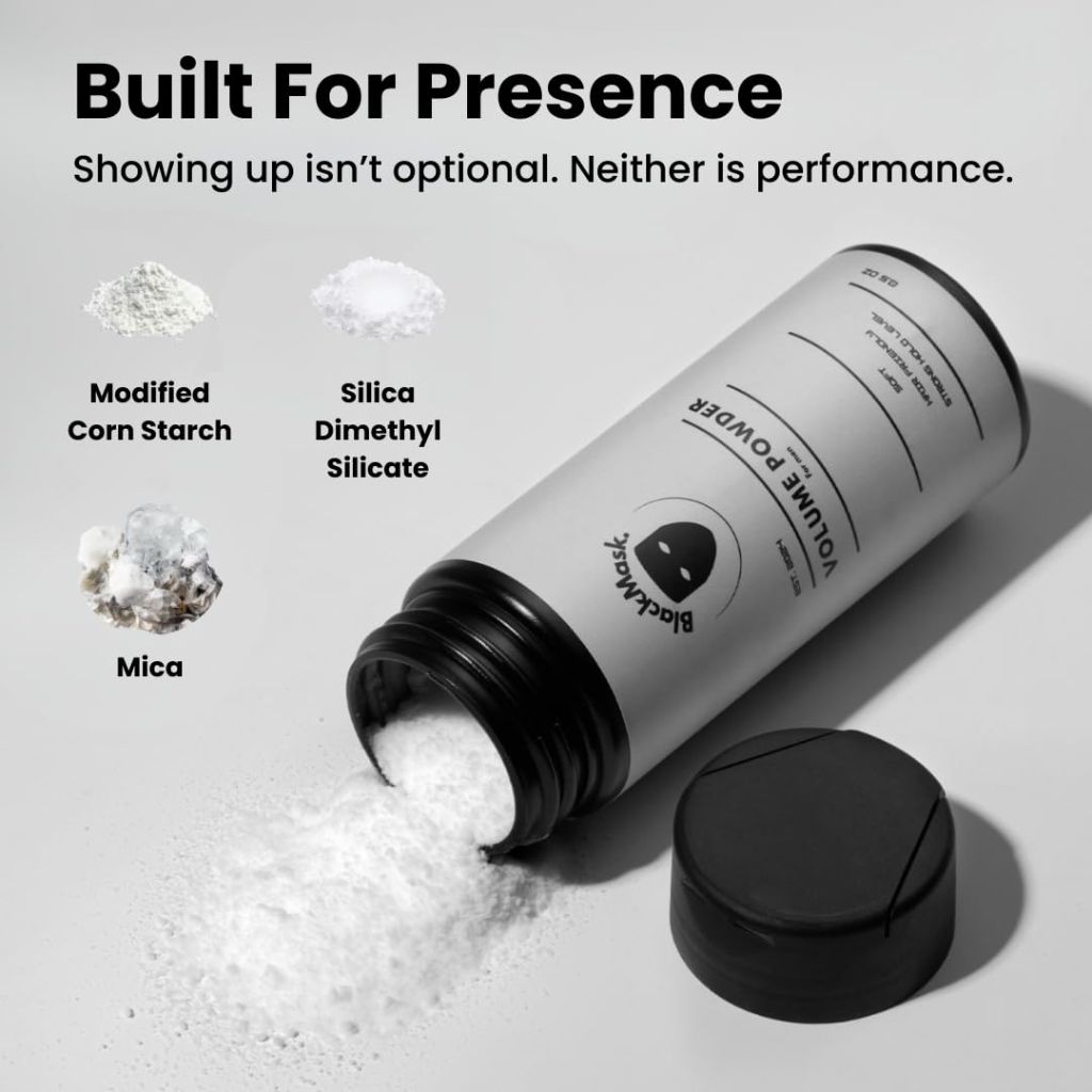 BlackMask Texture Powder for Men, (Pack of 2)