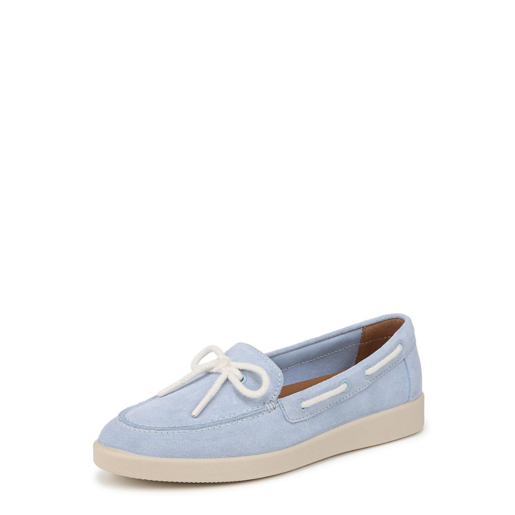 SZ 12M, Naturalizer Womens Keelboat Boat Shoe -Ice Blue Suede