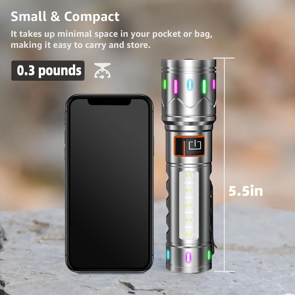 AIERSEN Rechargeable Small LED Flashlight