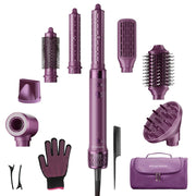 Mythsight StyleVibe 8-in-1 Air Styler, Diffuser Hair Dryer & Blow Dryer Brush with Travel Bag