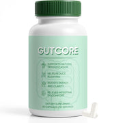 GUTCORE Digestive Supplement with with Inulin, Ginger, Slippery Elm Bark & Lion’s Mane, 60 Capsules