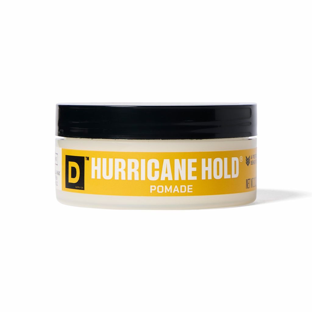 Duke Cannon Supply Co. Hurricane Hold Pomade. Maximum Hold, No Shine, Water-Based for Easy Washout – 2 oz