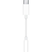 Apple - USB-C to 3.5mm Headphone Jack Adapter - White