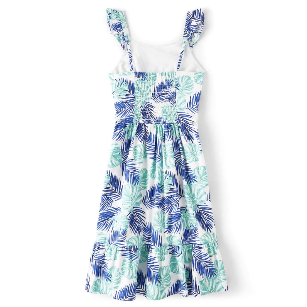 Gymboree Women's Spring Matching Dress, Blue Seas - XL