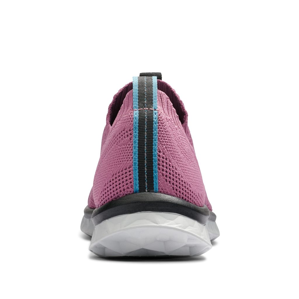 BASS OUTDOOR Women's Hex Knit Pull-On Sneakers - Hawthorn Rose, Size 7