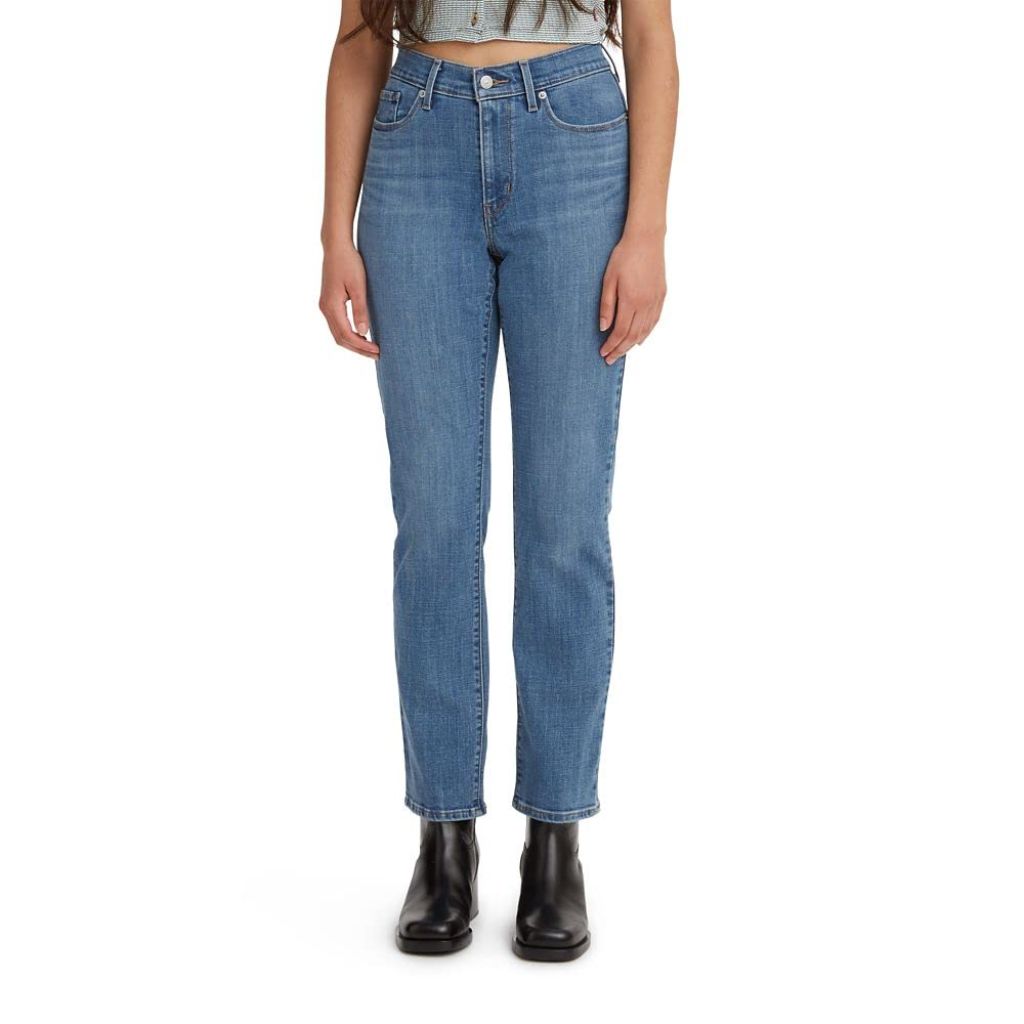 Levi's Women's Classic Straight Jeans (Standard and Plus), (New) Lapis Speed, 28 Regular