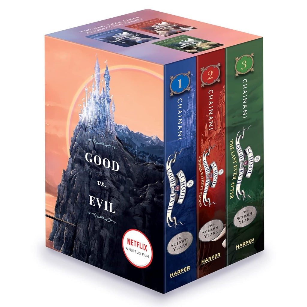 The School for Good and Evil Series by Soman Chainani 3-Book Paperback Box Set: Books 1-3