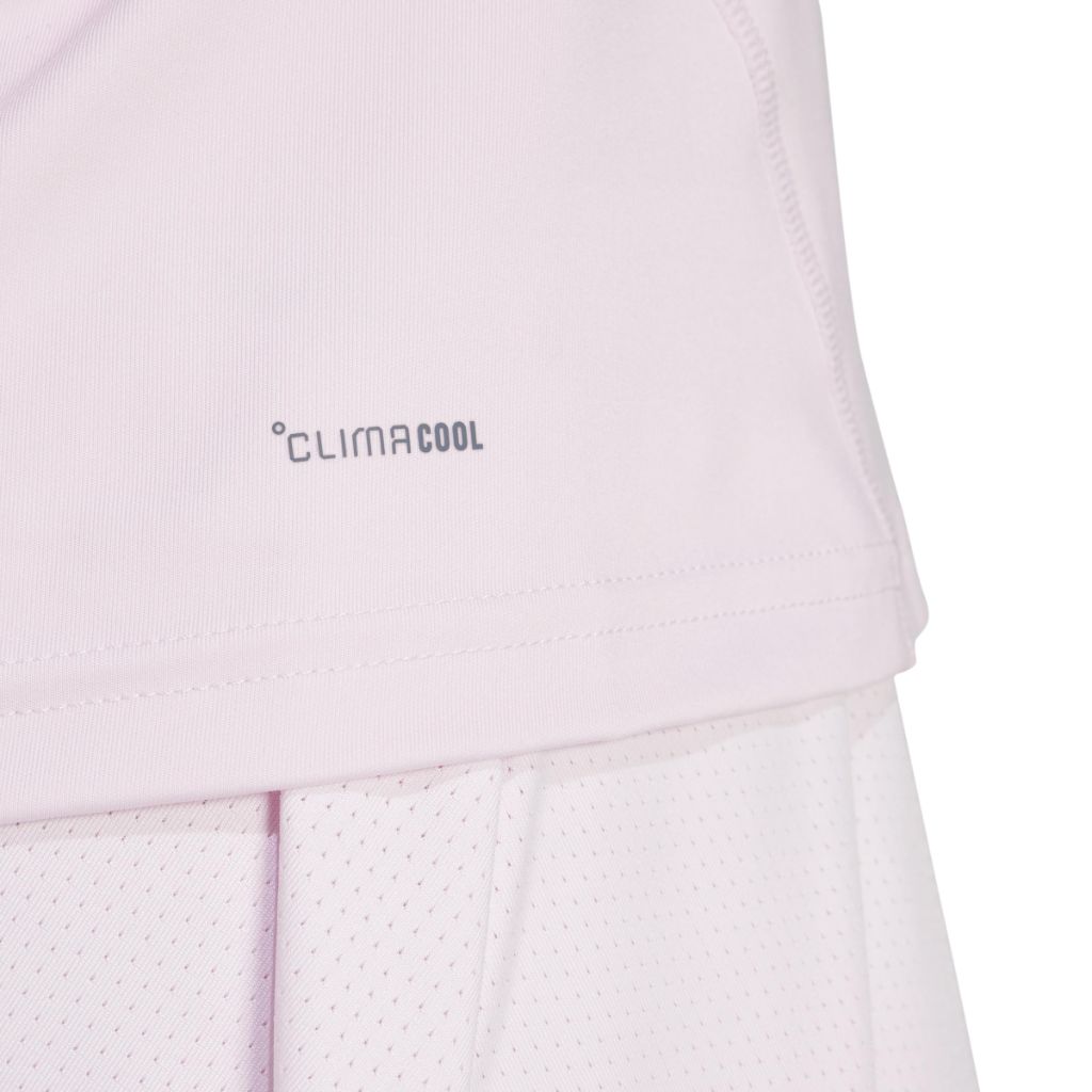 adidas Women's Club Tennis Climacool Tank Top - Clear Pink, XL