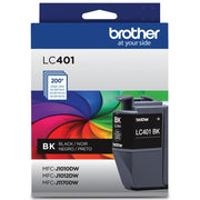 Brother Genuine LC401BK Standard Yield Ink Cartridge - Black