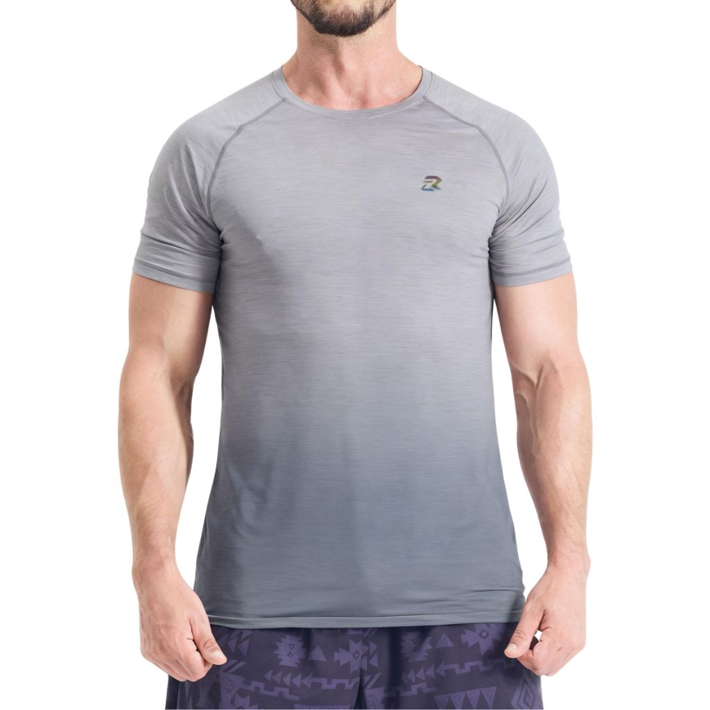 SZ M, EZRUN Men's Swim Shirts UPF 50+ Sun Protection Rash Guard T-Shirts