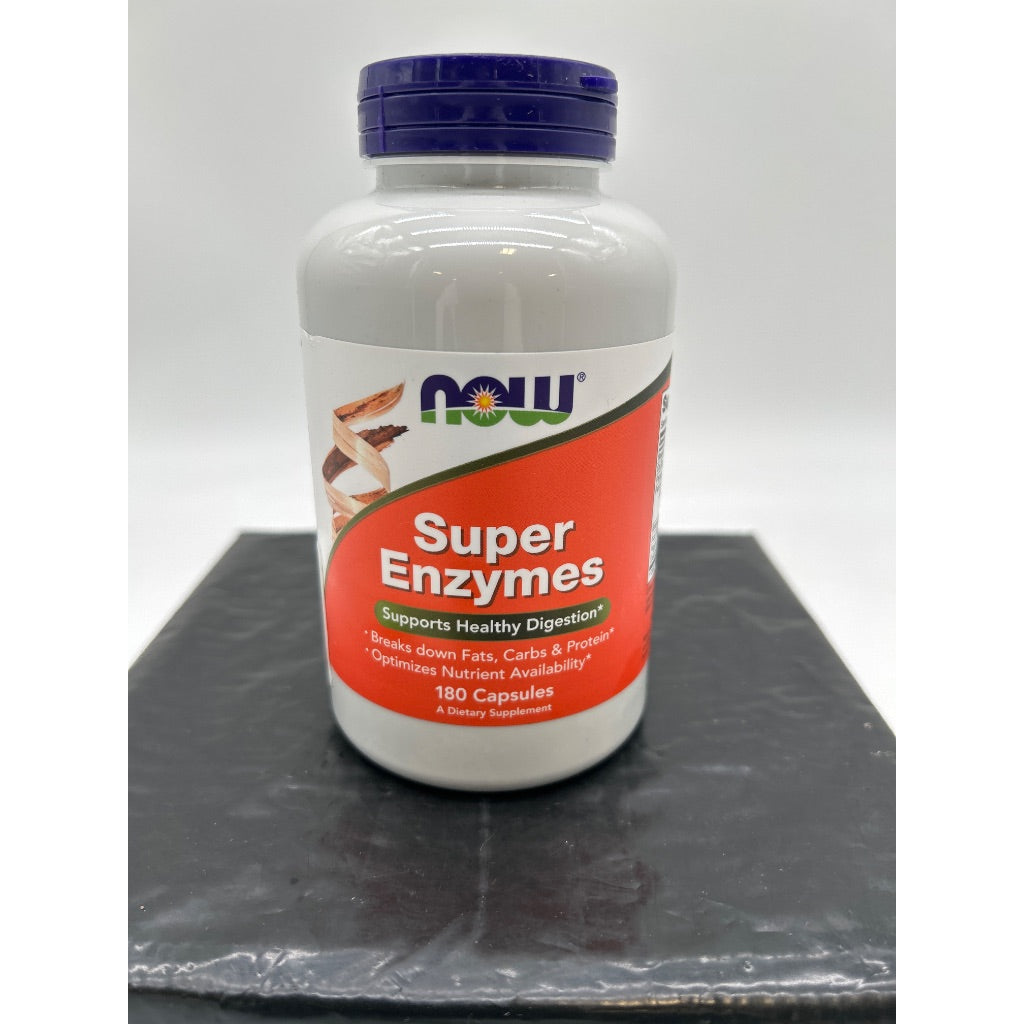 NOW Foods Super Enzymes for Healthy Digestion - 180 Capsules