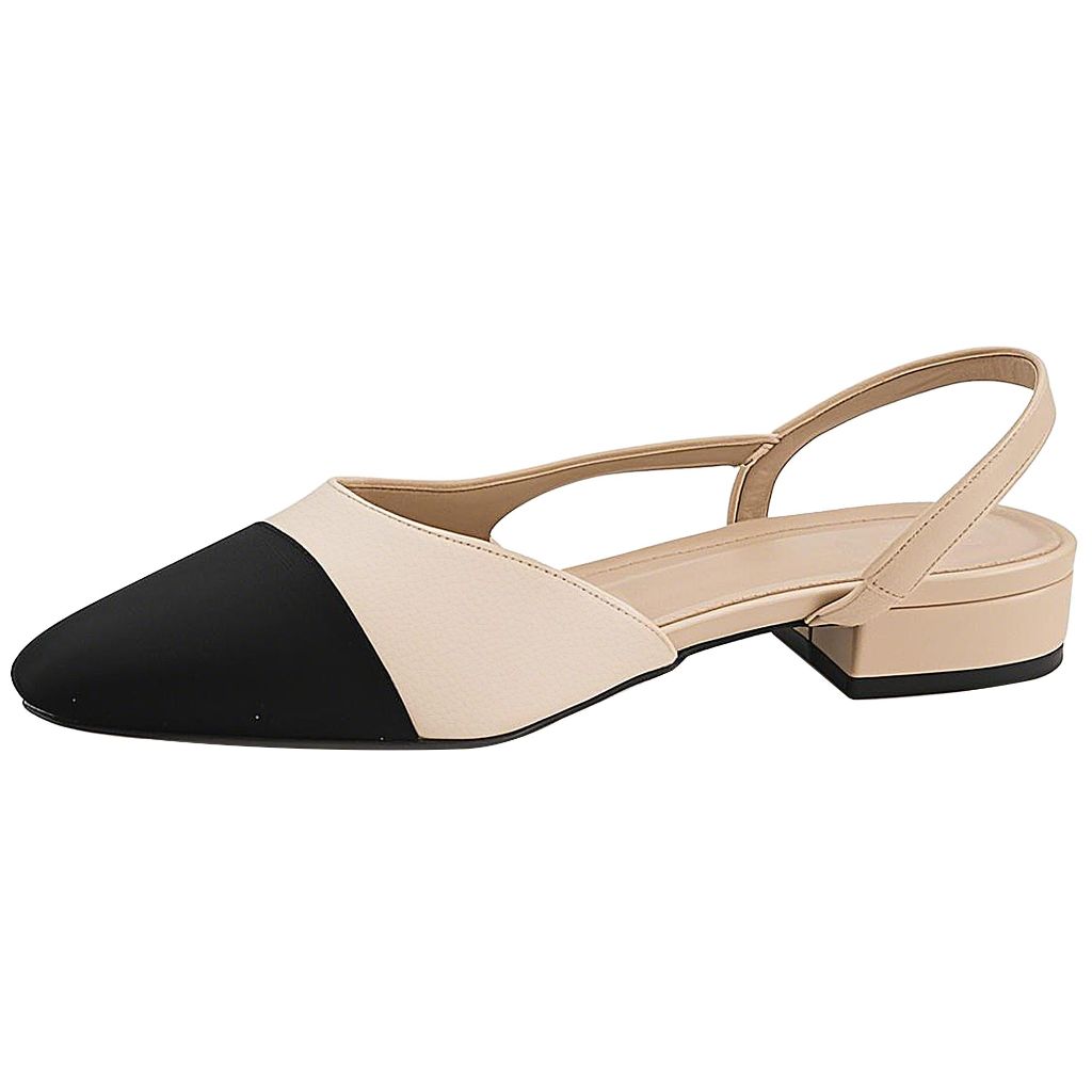 Slingback Flats for Women, Apricot - Size 7.5