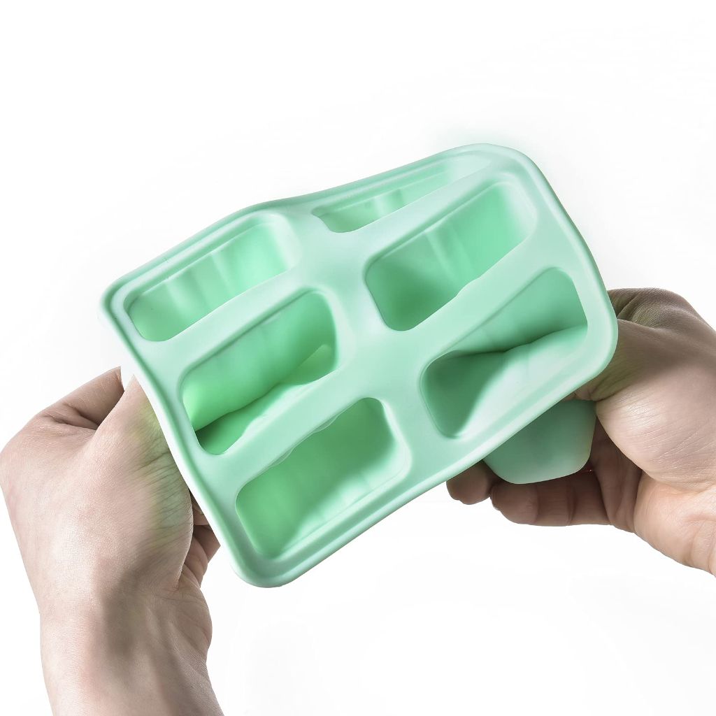 Silicone Popsicle Mold, 6 Pieces (Green)