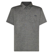 Costa Del Mar Mens Short Sleeve Voyager Polo Shirt, Shark Gray Heather, Medium