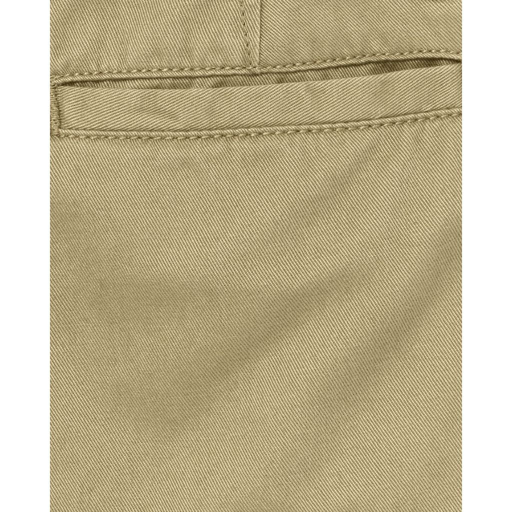 The Children's Place boys Stretch Chino Shorts, Flax, 14 slim