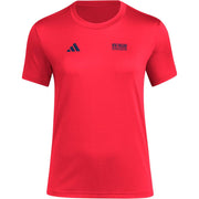 adidas Women's New England Revolution Local Warp Pre-Game Short Sleeve T-Shirt, Red - Size M