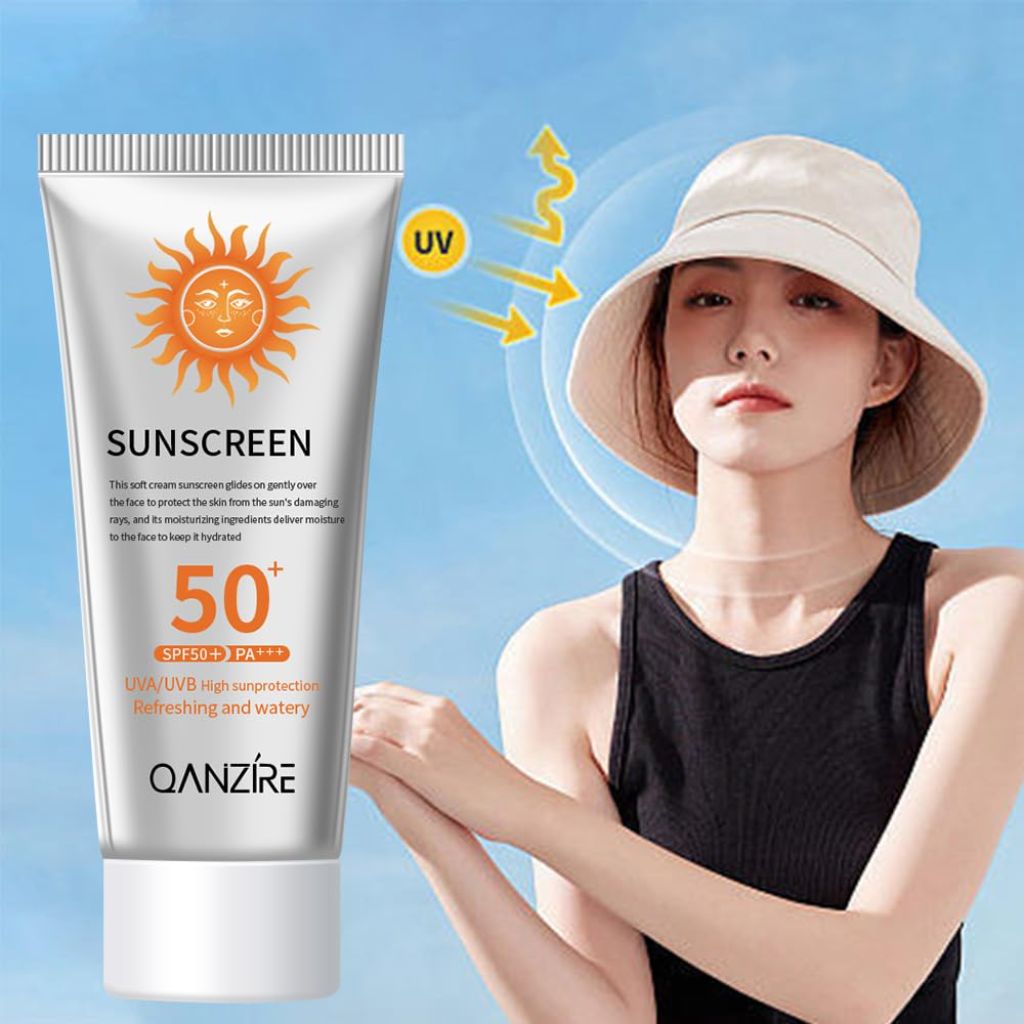 Sport Face Sunscreen, SPF 50, Water Resistant, Sweat Resistant Oil Free Sunscreen Lotion - 1.76oz