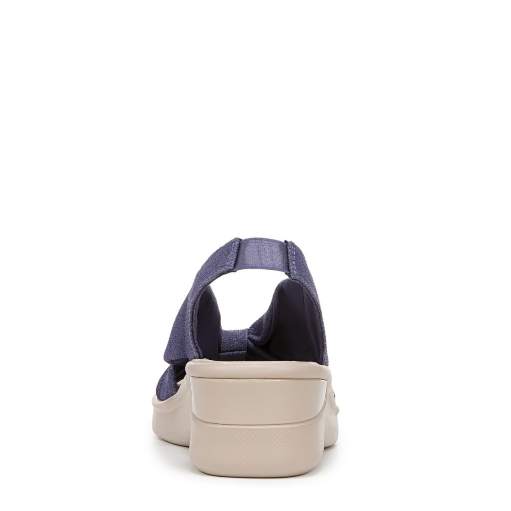 LifeStride Women's Serenade Wedge Sandal, Blue - size 8M