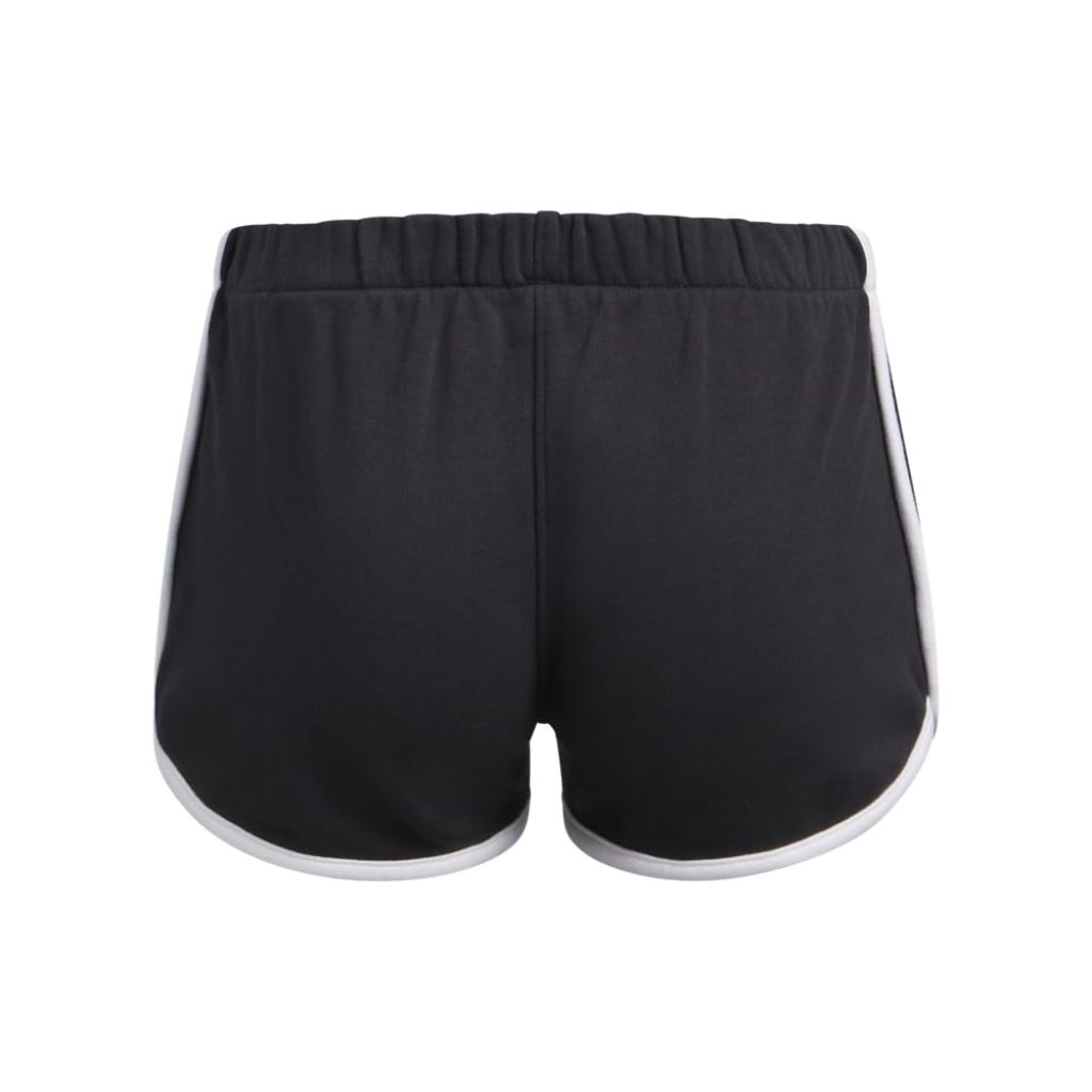 Under Armour Girls' Rival Shorts, Black/White - size Small
