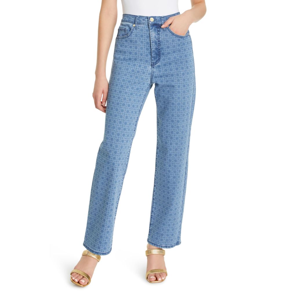 DEE OCLEPPO Women's Matilda High Rise Straight Leg Jean Standard, D-Link Blue Denim, 10