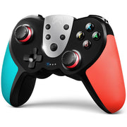 TERIOS Wireless Pro Controller Compatible with Switch, Switch Lite Adjustable Vibration Intensity (Blue/Red)