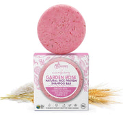 BAMBOEARTH Solid Rice Protein Shampoo Bar Soap With Conditioner (Rose)