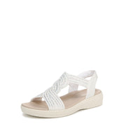 BZees Womens Lilly Bright Sandal Bright White 11 M