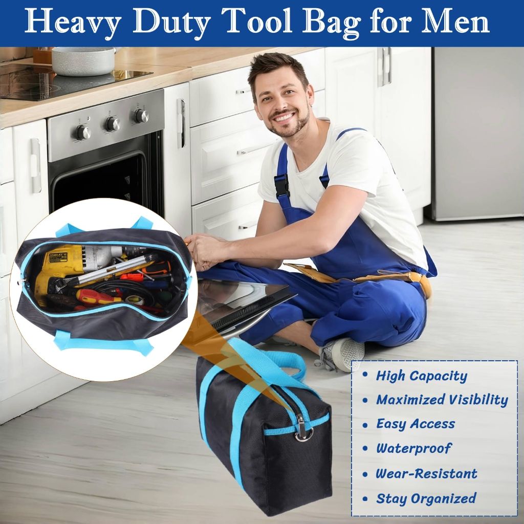 BLIRITEL Wide Mouth Tool Bag (16 Inch)