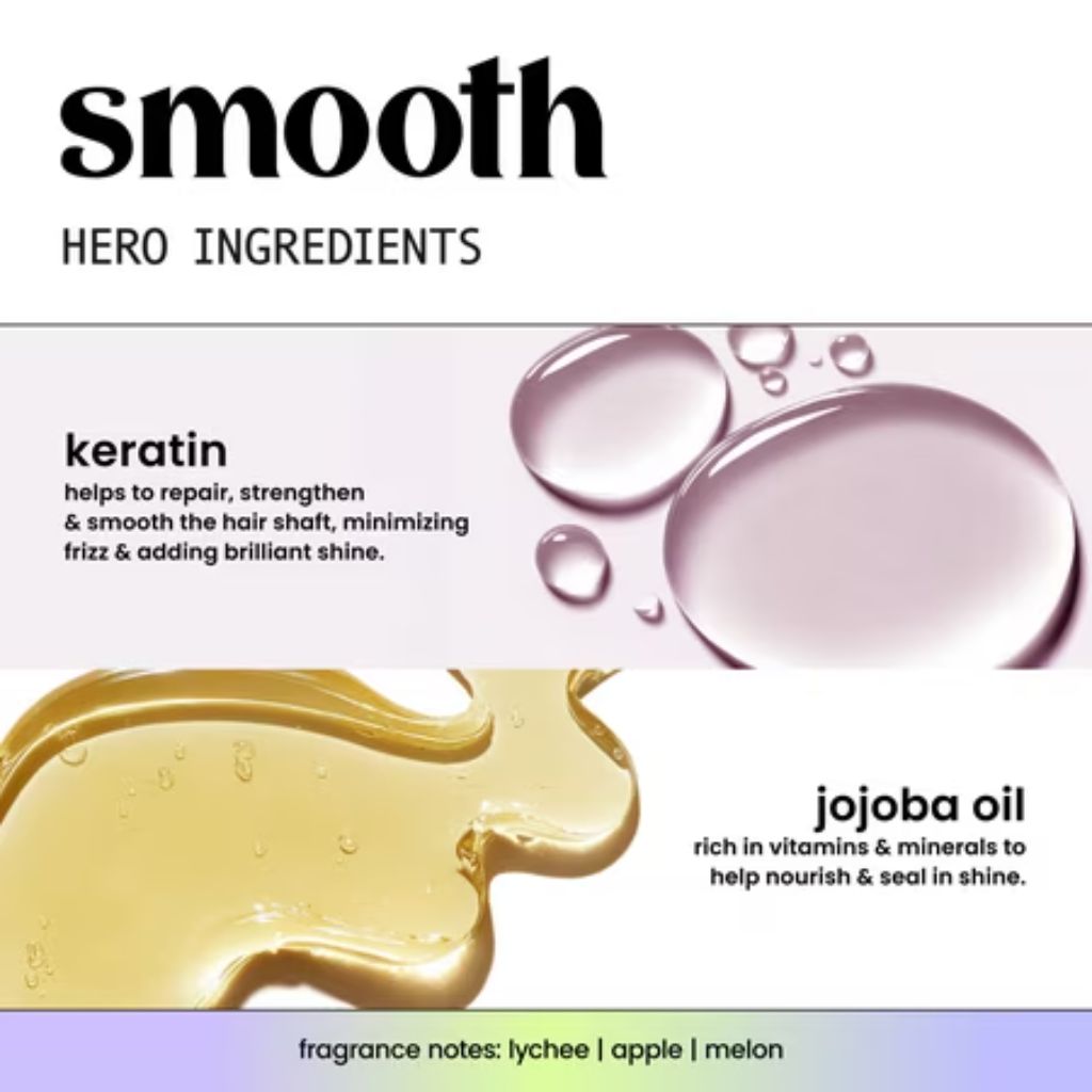 HASK Smooth + Keratin & Jojoba Oil Conditioner - 16 fl. oz.