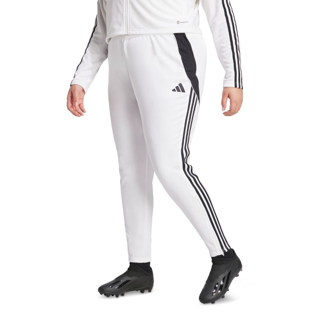 Adidas Plus Size Tiro 24 Training Pants - White/Black, Size 4XL