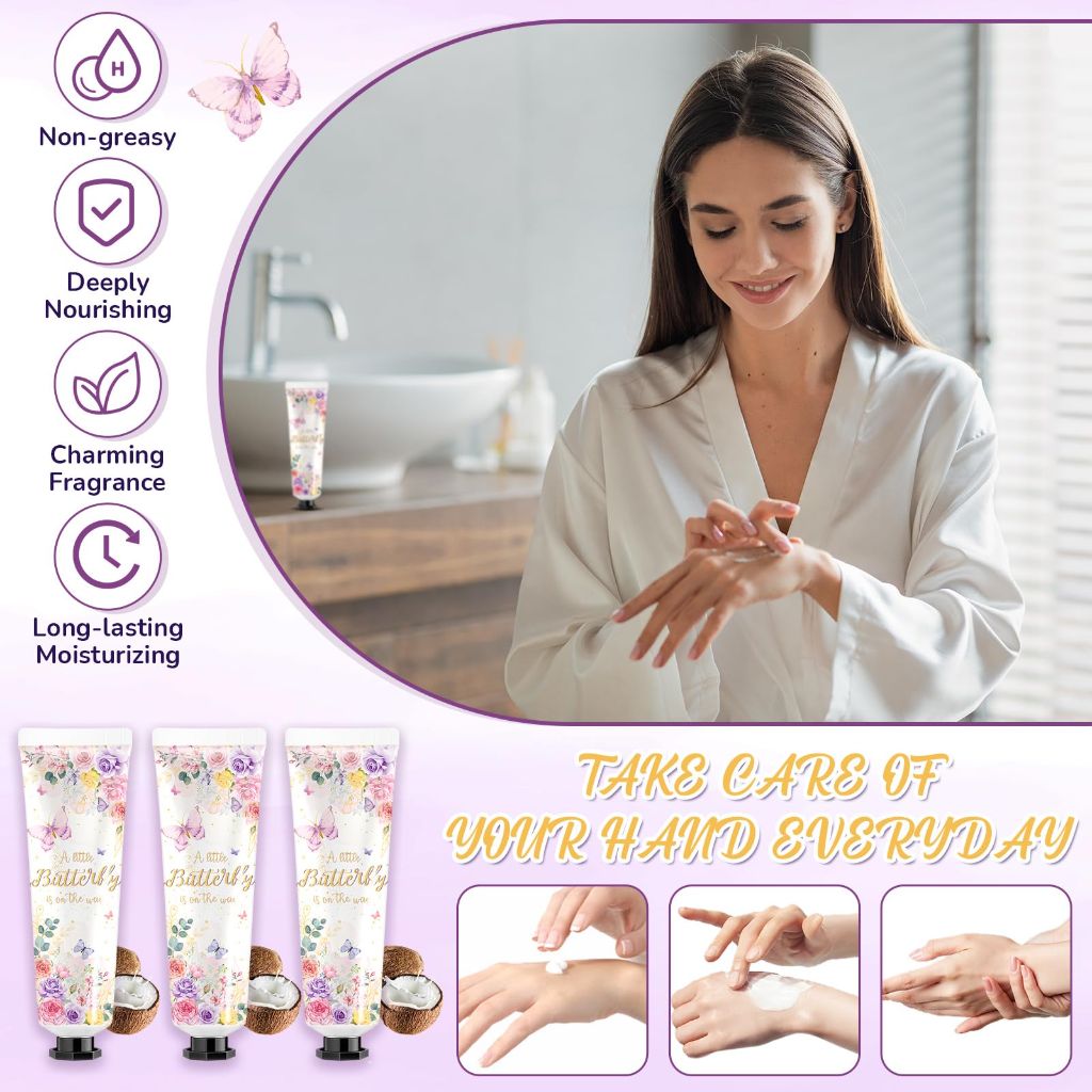 Swiffen 48 Sets Spa Hand Cream Gifts Bulk Baby Shower Hand Cream Travel Size