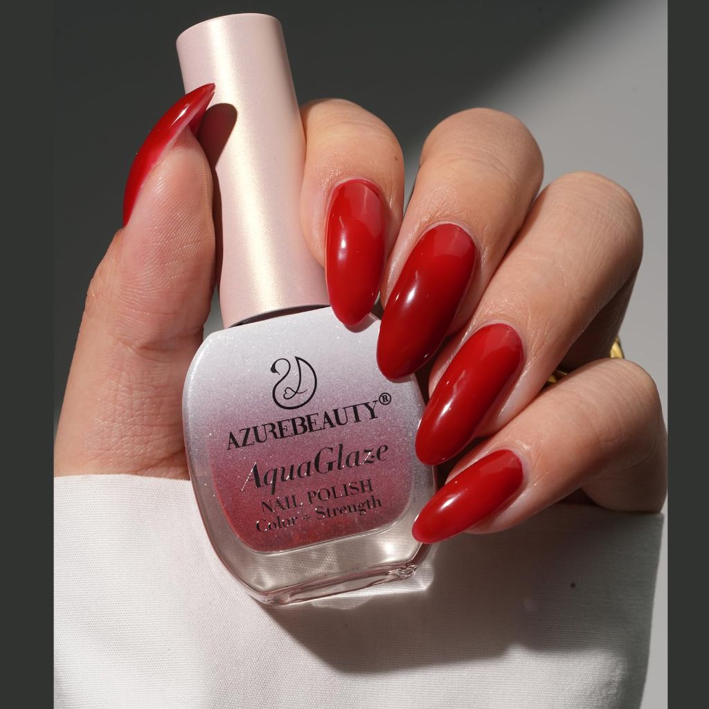 AZUREBEAUTY Dark Red Nail Polish - 8.5mL