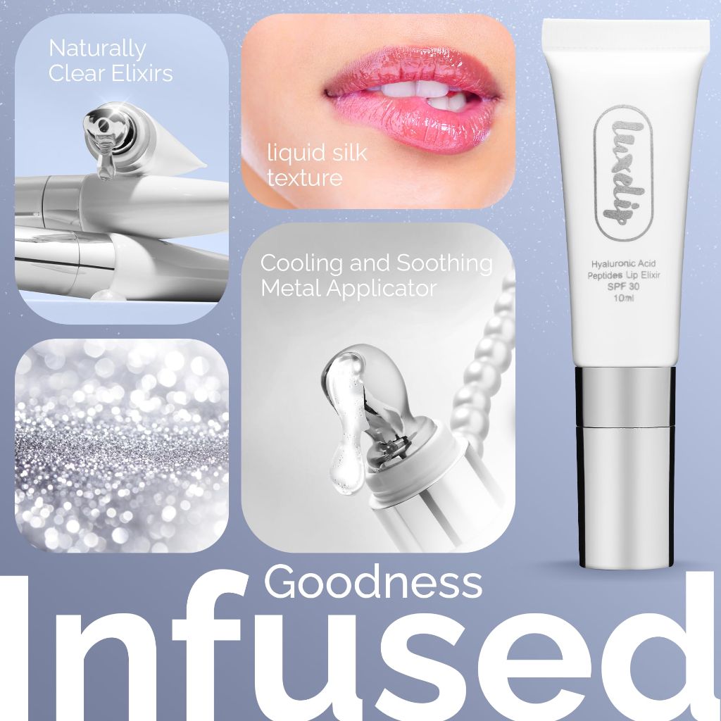 LuxeLip Tinted Lip Balm  (Naturally Clear 10ml)