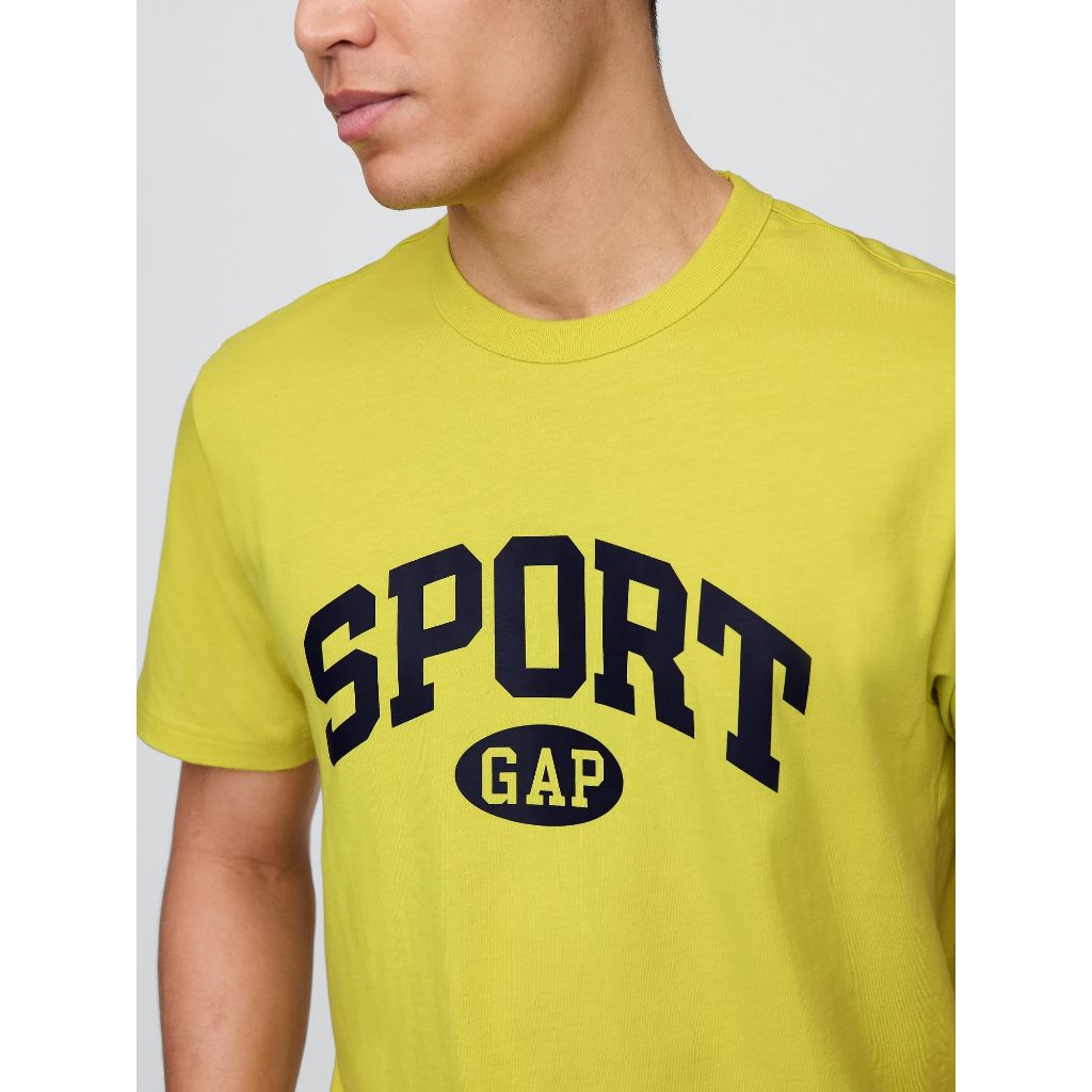 GAP Mens Tropical Novelty Logo Tee - Sulphur XXL
