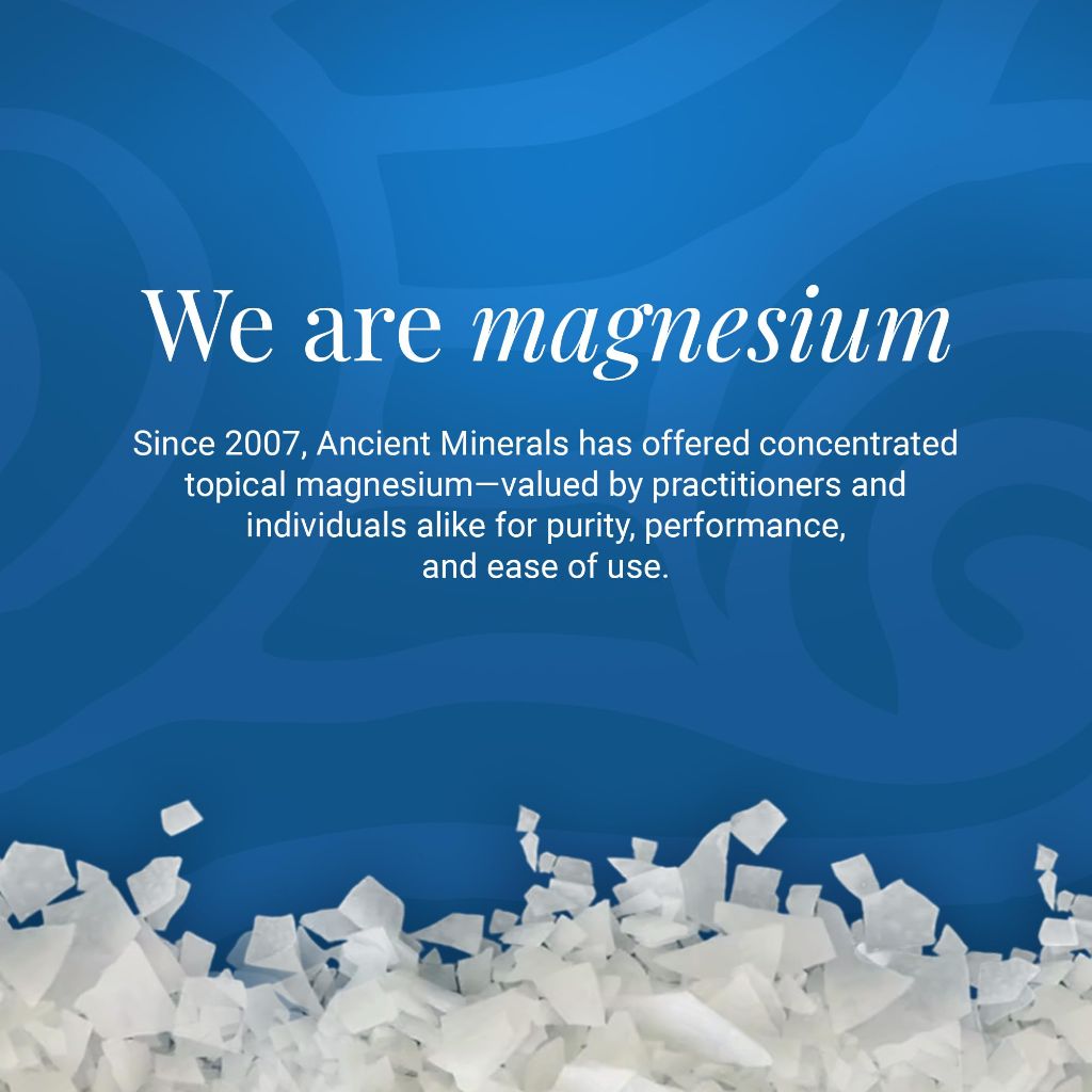 Ancient Minerals Magnesium Bath Flakes , 8lb Bag