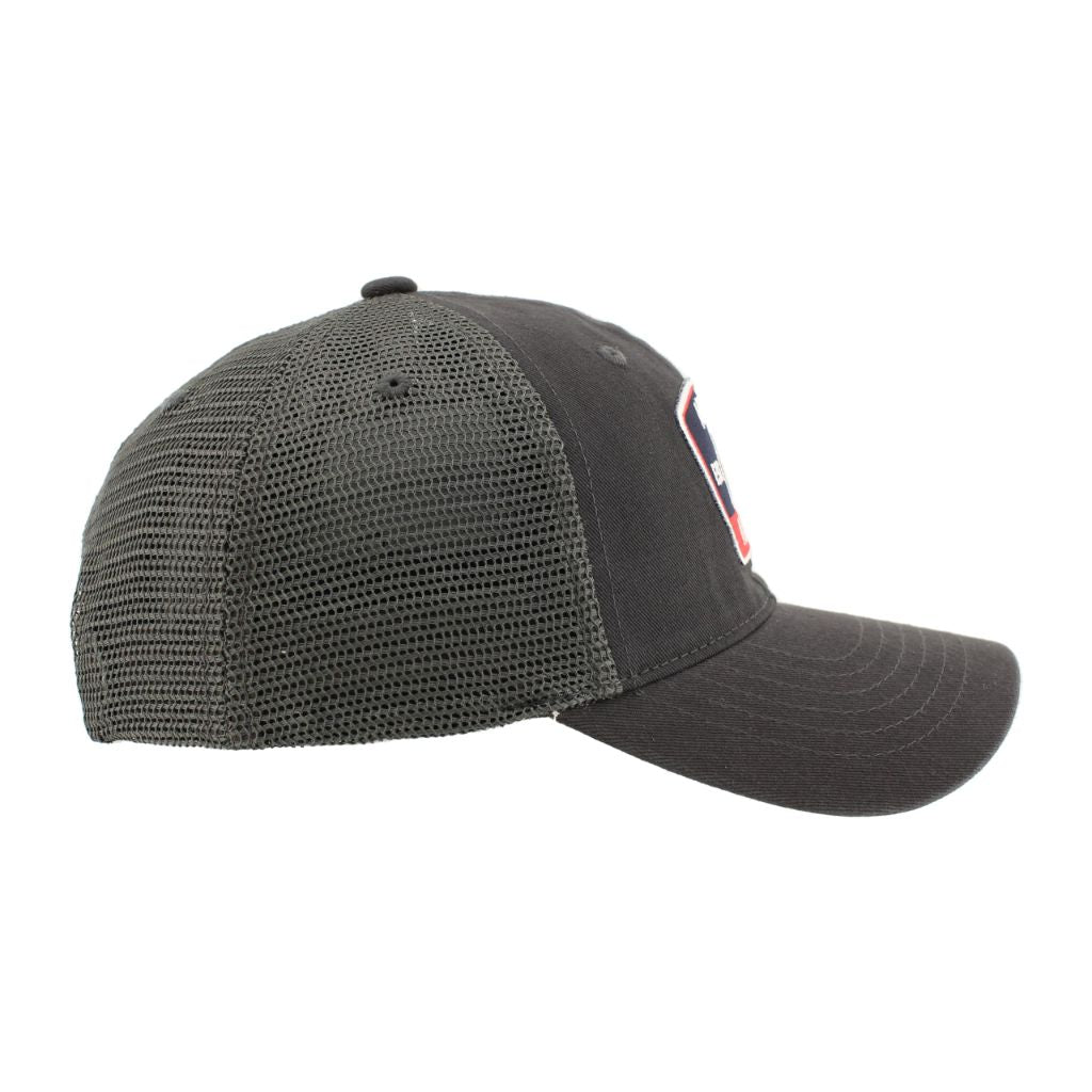 ZHATS Standard NCAA Officially Licensed Hat University Patch Switchback Charcoal, Grey, One Size