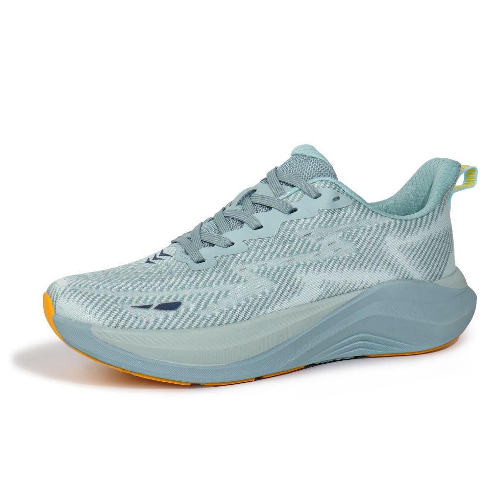 Hawkwell Men's Cloud Zero Active Nursing Shoes Cushion Breathable Tennis Walking Running Workout Shoes Non Slip Medical Work Sneakers,Knit Turquoise,12 M US