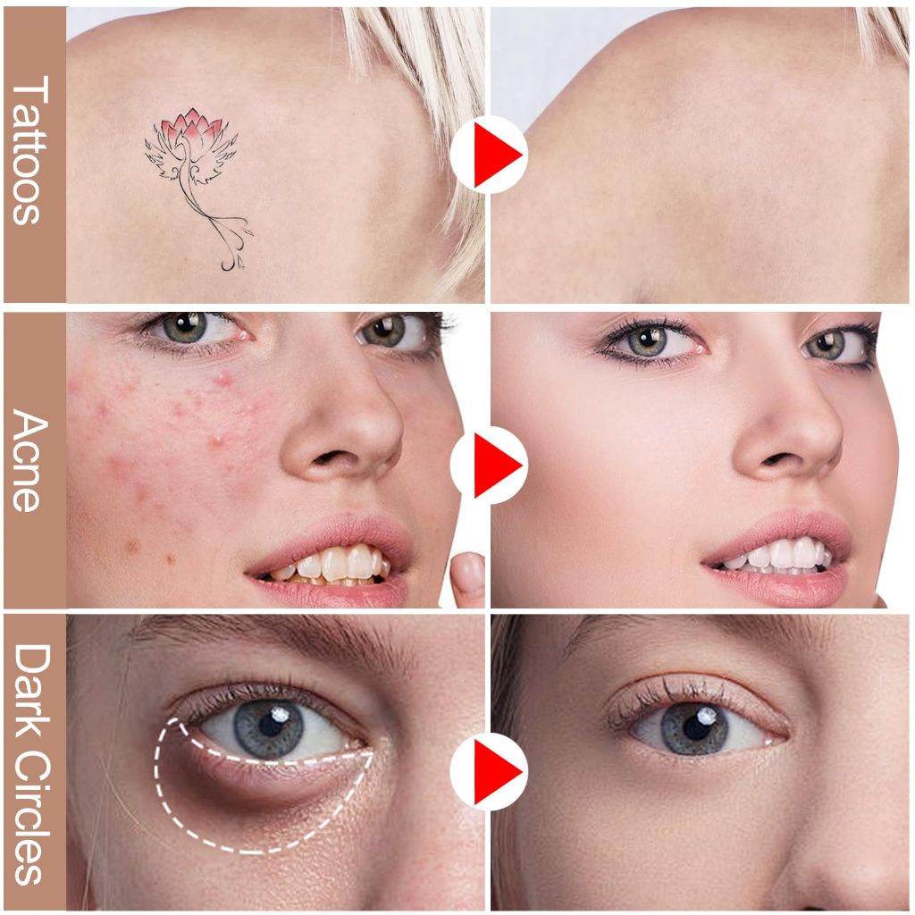 Qiciy Full Coverage Blurring Creamy Concealer - #1