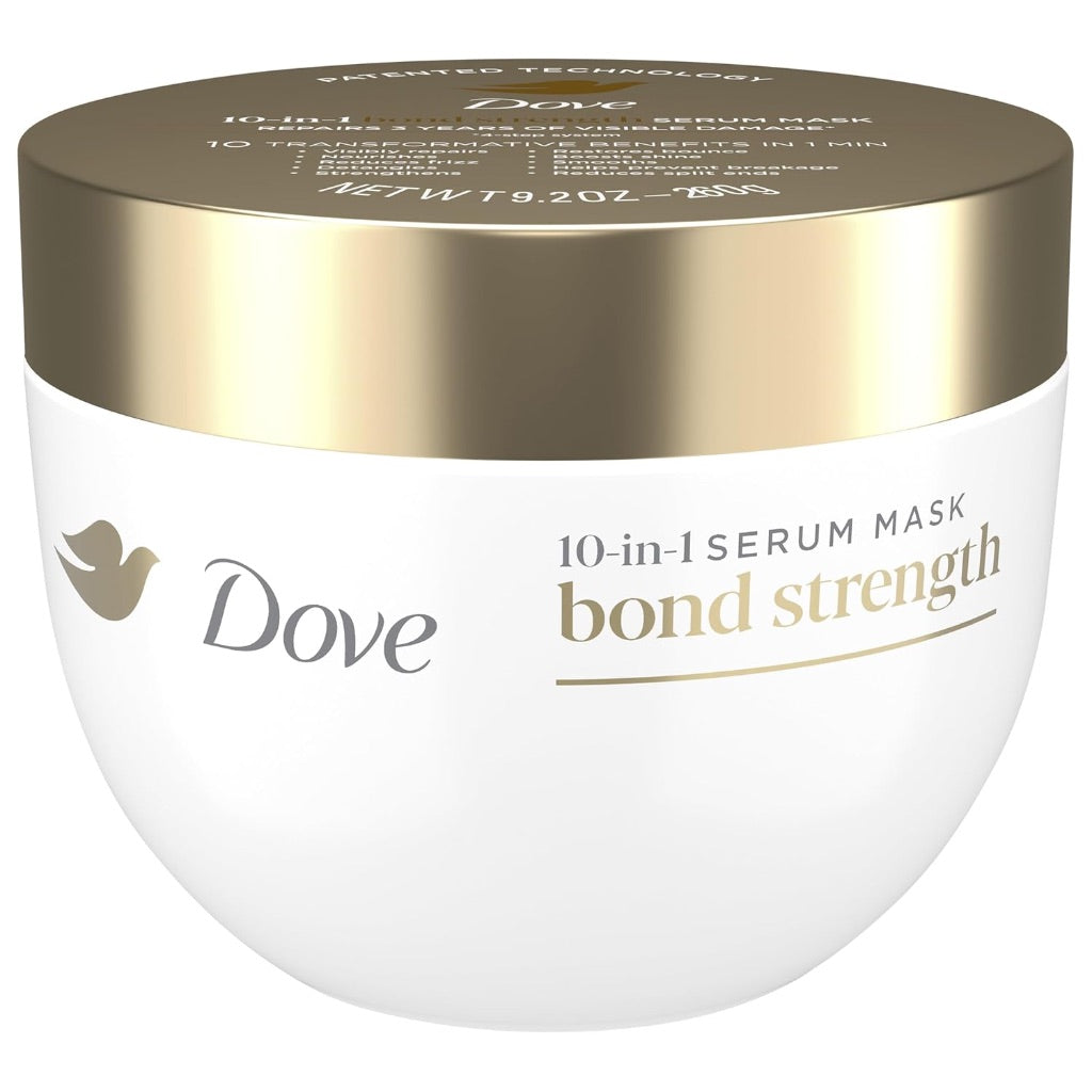 Dove Bond Strength 10-in-1 Serum Mask for Chemically Damaged Hair with Bio-Protein Care + Peptide Complex - 9.2 fl. oz.