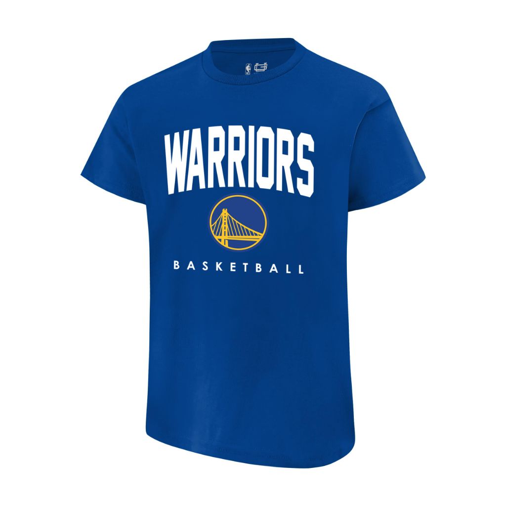 Ultra Game Men's NBA Official Teamster Short Sleeve T-Shirt, Golden State Warriors, Team Color, Medium