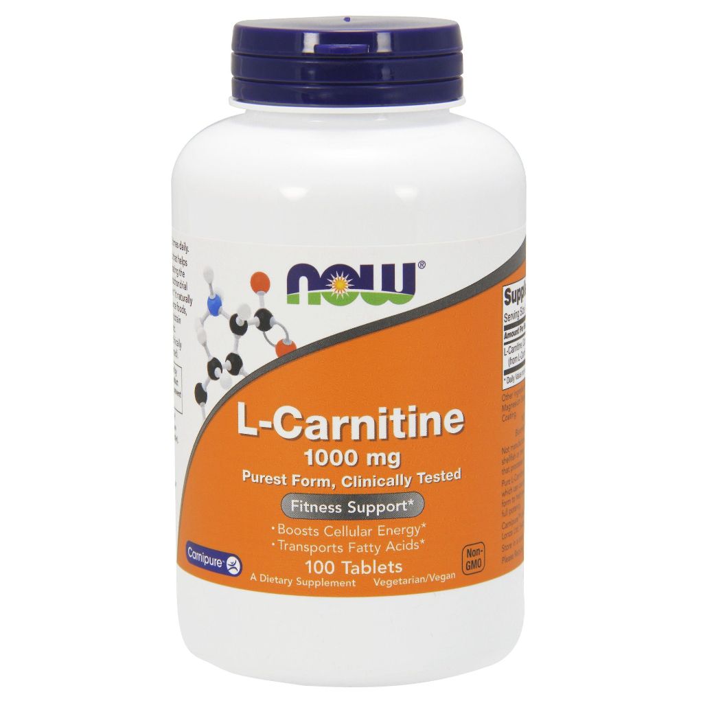 Now Foods L-Carnitine,1000 Mg ,100 Tabs (Pack of 1)